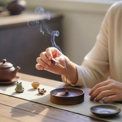 Support encens